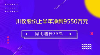 川儀股份上半年業(yè)績(jī)穩(wěn)健增長(zhǎng) 凈利同比增35%至9550萬元，技術(shù)咨詢業(yè)務(wù)成為新亮點(diǎn)